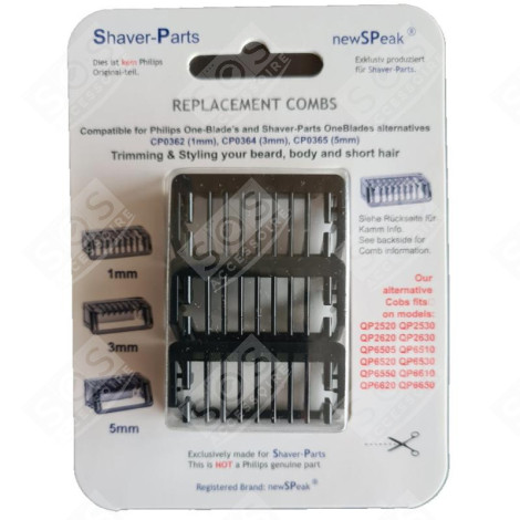 LOT DE 3 SABOTS DE COUPE COMPATIBLES ELECTRIC SHAVER - 4313042945939