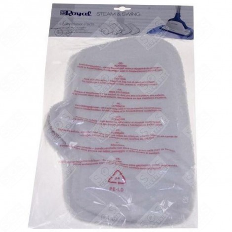 SET OF 4 MICROFIBRE CLOTHS VACUUM CLEANER  - 0350001