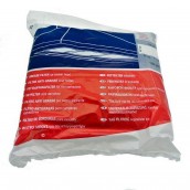 Cut-out white polyester filter 114x47cm