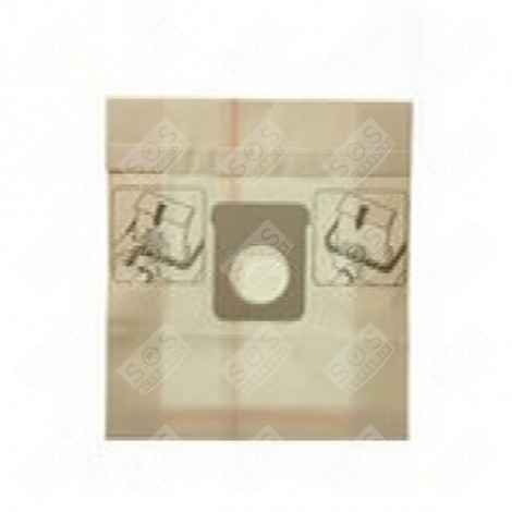 BOX OF 6 PAPER BAGS VACUUM CLEANER  - 09719204