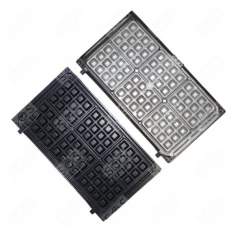 WAFFLE PLATES (X2) WAFFLE, TOASTED SANDWICH MAKER - TS-01036040