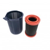 Cylinder filter with cover