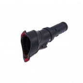 Little black round brush with retractable bristles (with notch)