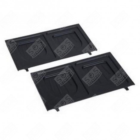 SET OF 2 SANDWICH PLATES WAFFLE, TOASTED SANDWICH MAKER - 01030720