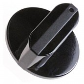 Black control knob