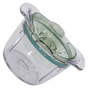 Glass bowl + deflector