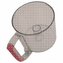 Mini Plus raspberry colour workbowl