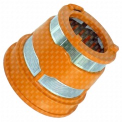 Orange sieve filter