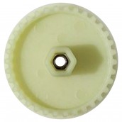 Large-toothed pulley + nut