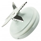 Mixer bowl blade block