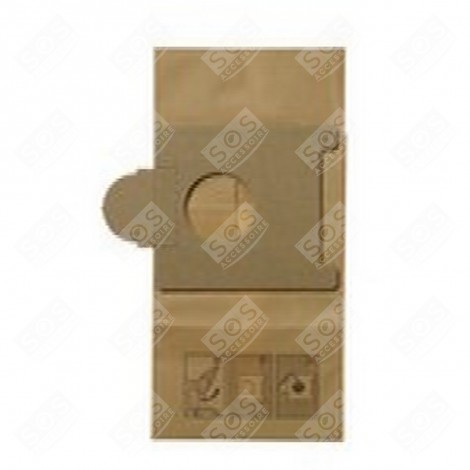 BOX OF 5 PAPER BAGS VACUUM CLEANER  - 09795733