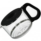 Complete black coffee pot