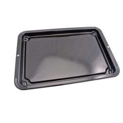 Rectangular metal tray