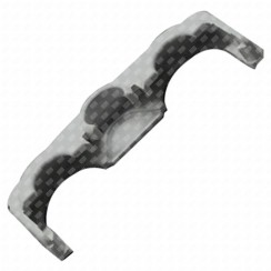 Lower door hinge cover