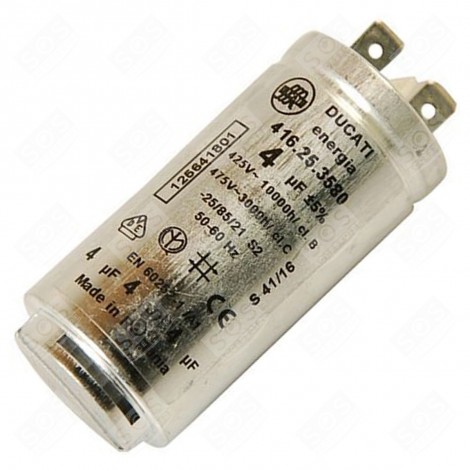 ORIGINAL START CAPACITOR 2 ΜF TUMBLE DRYER - 1256418201