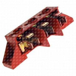 3-way power supply terminal block