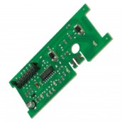 Electronic card, control module with timer