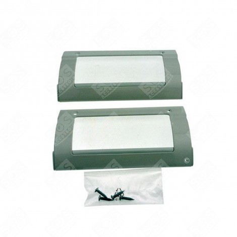 SET OF 2 FIXED DOOR HANDLES REFRIGERATOR, FREEZER - 960018281
