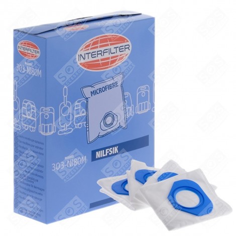 BOÎTE DE 4 SACS MICROFIBRE VACUUM CLEANER  - 35601484