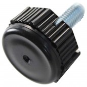 Round adjustable foot