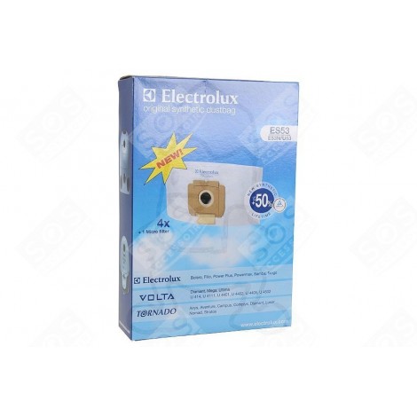 PACK OF 4 VACUUM CLEANER BAGS + 1 MICRO FIBRE VACUUM CLEANER  - 9001968420, 2197044015  