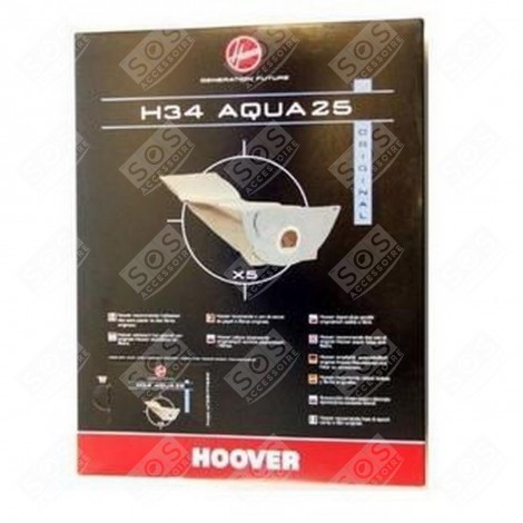 BOITE DE 5 SACS H34 VACUUM CLEANER  - 09177650