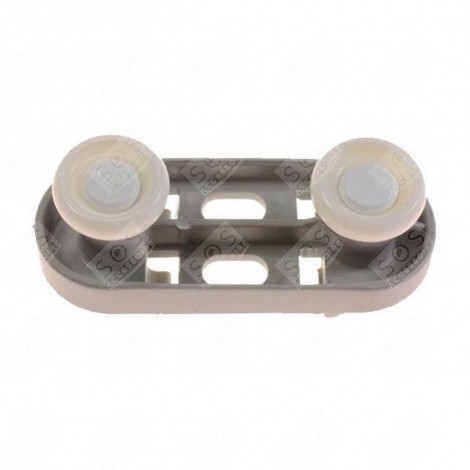 SET OF 2 WHEELS + BRACKETS FOR TOP RACK DISHWASHER - VJ8A000M4