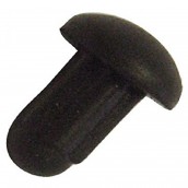 Rubber stop for cover