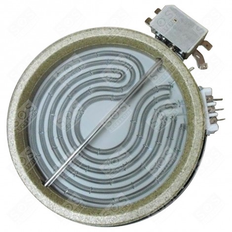 RADIANT FIREPLACE (DIAMETER 140MM) 1200 W ELECTRIC / GAS HOBS - 162926001