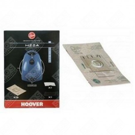 BOITE DE 5 SACS + 2 FILTRES H2 VACUUM CLEANER  - 09173865