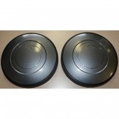 Set of 2 grey wheels