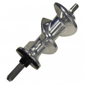 Mincer screw with bearing