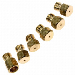 Original set of injectors, nozzles for natural gas