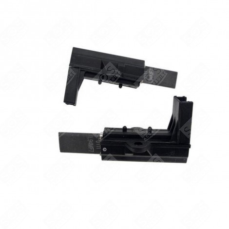 2 MOTOR CARBON BRUSHES + BRACKETS WASHING MACHINES - C00196540, -C00035290
