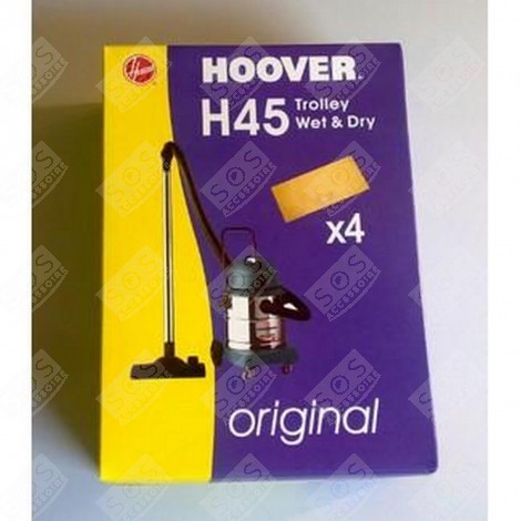 BOX OF 4 BAGS H45 VACUUM CLEANER  - 09844242