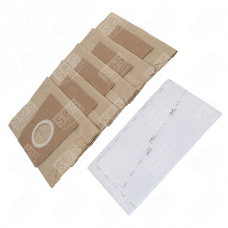 BAG OF 5 BAGS H58 (ORIGINAL) VACUUM CLEANER  - 00461409