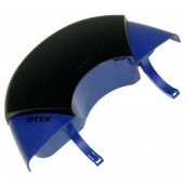 Blue lid of the dust compartment