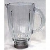 Bare glass blender/mixer jar
