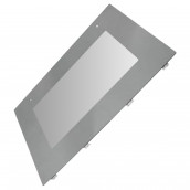 Heating plate door stainless steel 593x138