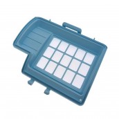 Filter cover with strainer