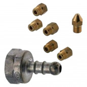 Set of original gas nozzles for butane / propane