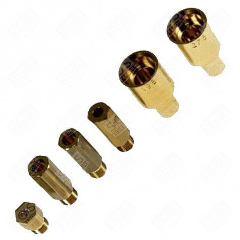 SET OF NOZZLES, GAS JETS BUTANE/PROPANE GAS / ELECTRIC OVENS - 74X7815