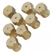 Original set of injectors, nozzles for natural gas