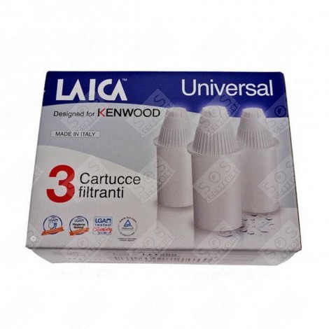 PACK DE 3 CARTOUCHES FILTRANTE KETTLE, WATER FILTER JUG - LA1000