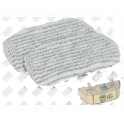 Cloth kit with anti-limescale cartridge