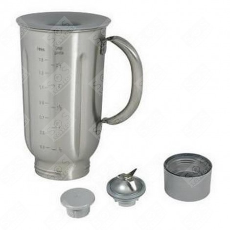 AT339 - COMPLETE STEEL BLENDER 1.5L FOOD PROCESSOR - AWAT339B01