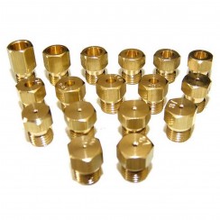 Complete natural - butane - propane gas injector kit