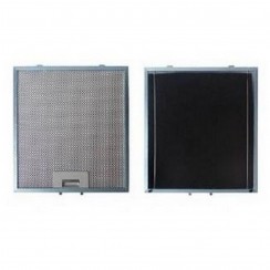 Metal anti-fat filter (sold individually) + carbon filter 303x278mm