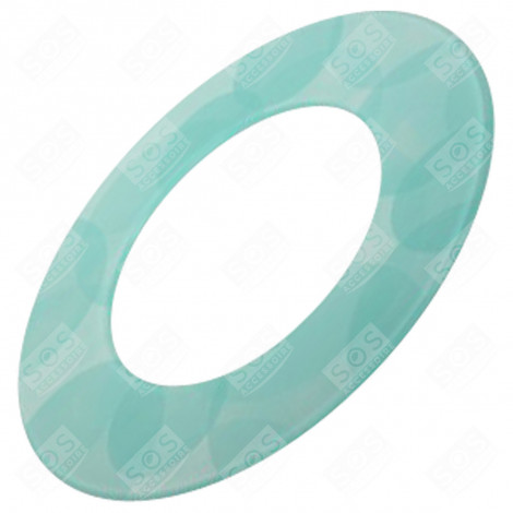 TURQUOISE GLASS PLATE RACLETTE, GRILL, WOK - TS-01026170