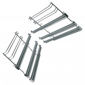 Original telescopic runners + grill rack